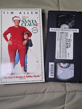 Disney The Santa Clause VHS Tim Allen 1994 Christmas Movie Slipcover Untested